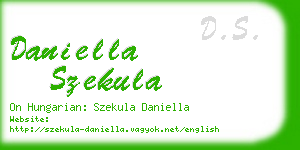 daniella szekula business card